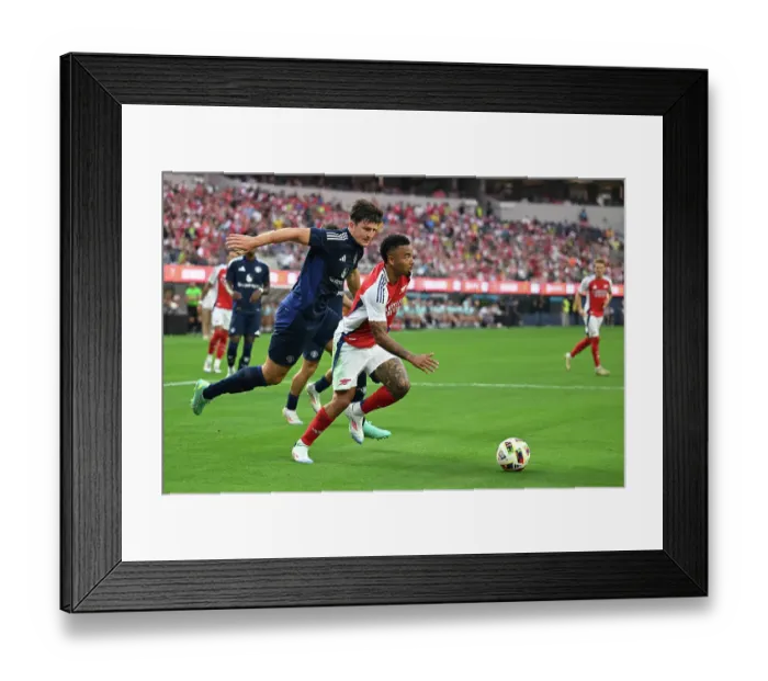 Framed Print : Arsenal FC v Manchester United - Pre-Season Friendly