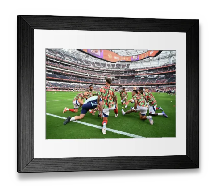 Framed Print : Arsenal FC v Manchester United - Pre-Season Friendly