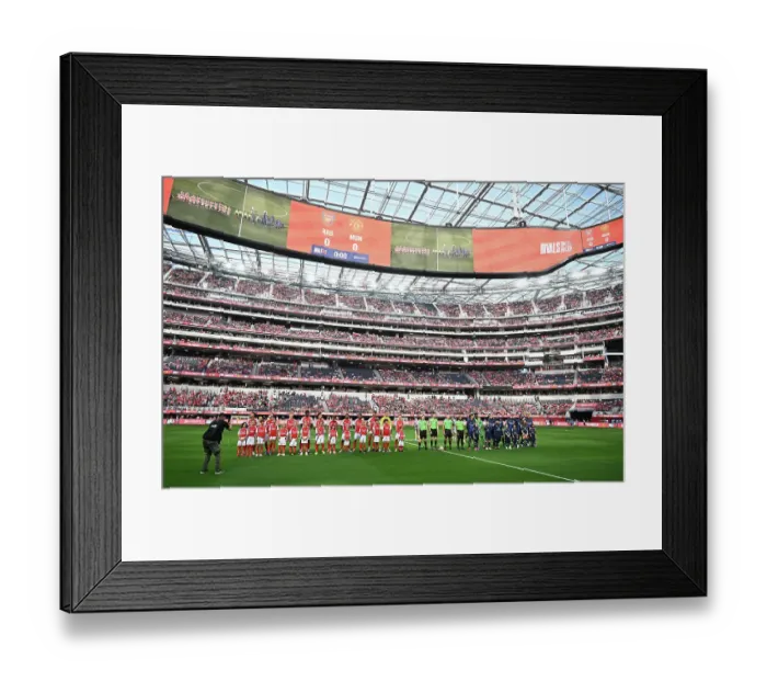 Framed Print : Arsenal FC v Manchester United - Pre-Season Friendly