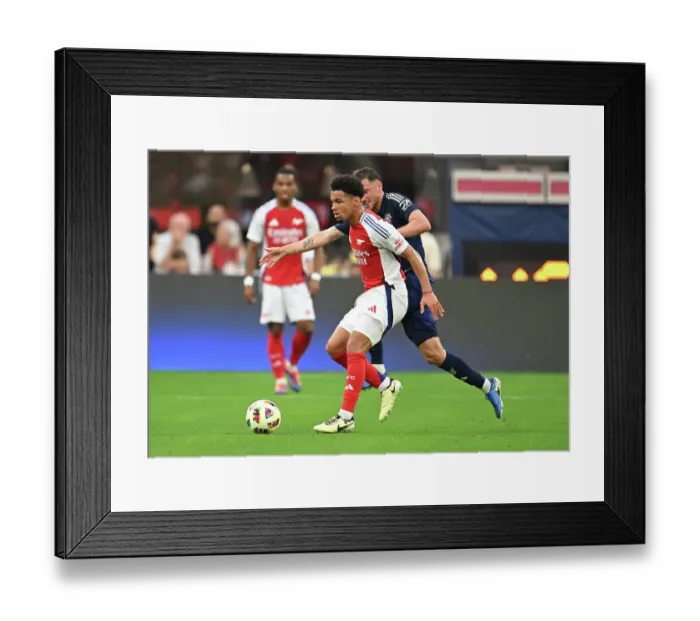 Framed Print : Arsenal FC v Manchester United - Pre-Season Friendly