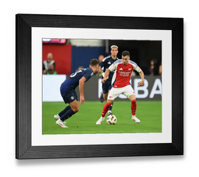 Framed Print : Arsenal FC v Manchester United - Pre-Season Friendly
