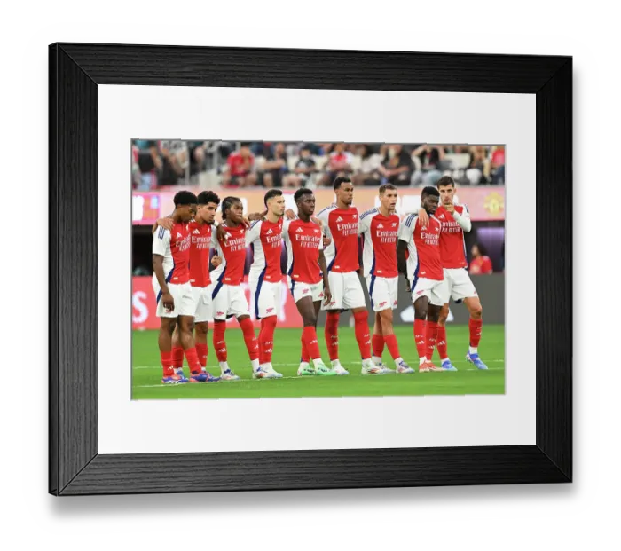 Framed Print : Arsenal FC v Manchester United - Pre-Season Friendly