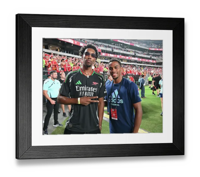 Framed Print : Arsenal FC v Liverpool FC - Pre-Season Friendly