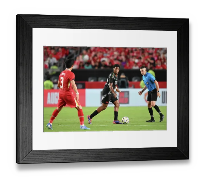 Framed Print : Arsenal FC v Liverpool FC - Pre-Season Friendly