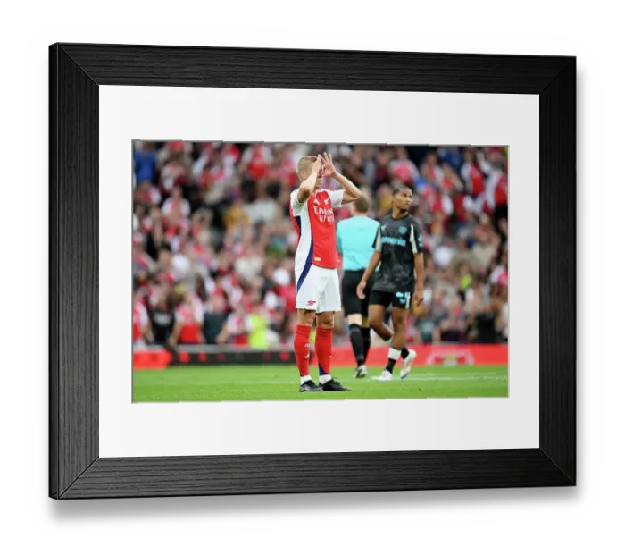 Framed Print : Arsenal v Bayer 04 Leverkusen - Pre-Season Friendly