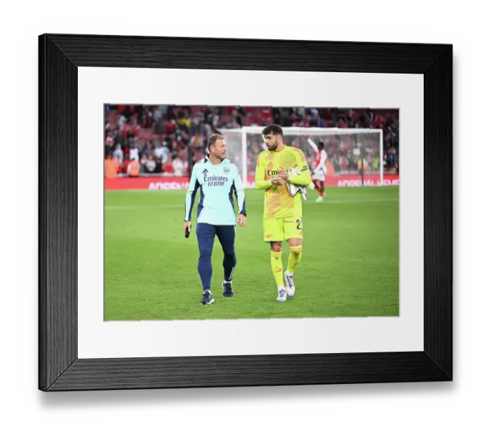 Framed Print : Arsenal v Bayer 04 Leverkusen - Pre-Season Friendly