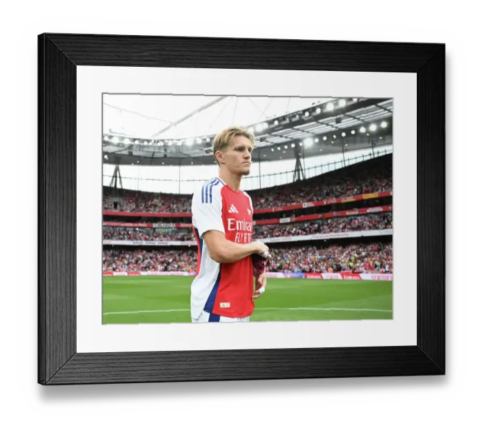 Framed Print : Arsenal v Bayer 04 Leverkusen - Pre-Season Friendly