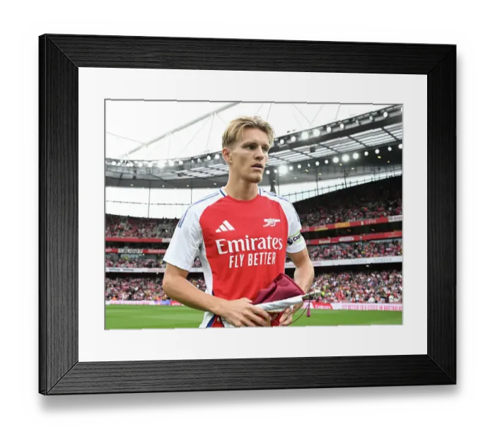 Framed Print : Arsenal v Bayer 04 Leverkusen - Pre-Season Friendly