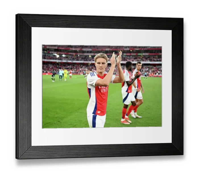 Framed Print : Arsenal v Bayer 04 Leverkusen - Pre-Season Friendly