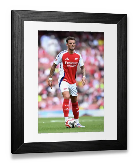 Framed Print : Arsenal v Olympique Lyonnais - Pre-Season Friendly
