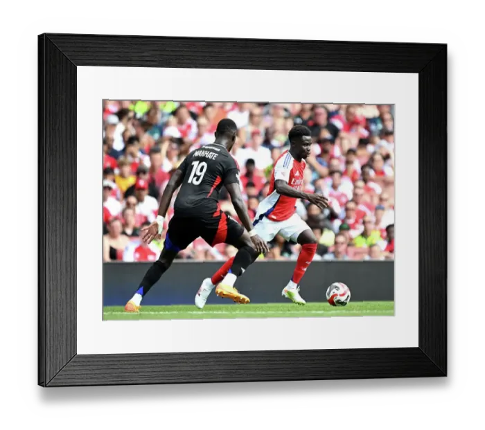 Framed Print : Arsenal v Olympique Lyonnais - Pre-Season Friendly