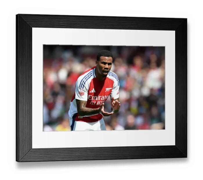 Framed Print : Arsenal v Olympique Lyonnais - Pre-Season Friendly