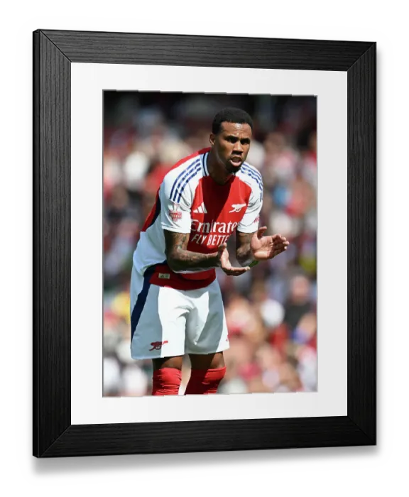 Framed Print : Arsenal v Olympique Lyonnais - Pre-Season Friendly