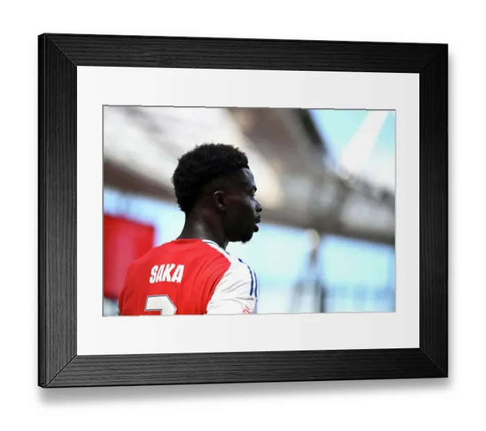 Framed Print : Arsenal v Olympique Lyonnais - Pre-Season Friendly Framed Print : Arsenal v Olympique Lyonnais - Pre-Season Friendly