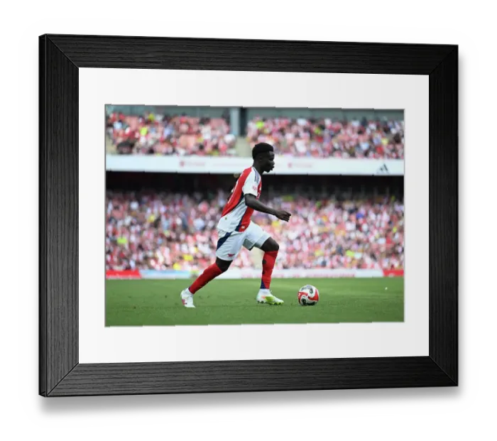 Framed Print : Arsenal v Olympique Lyonnais - Pre-Season Friendly