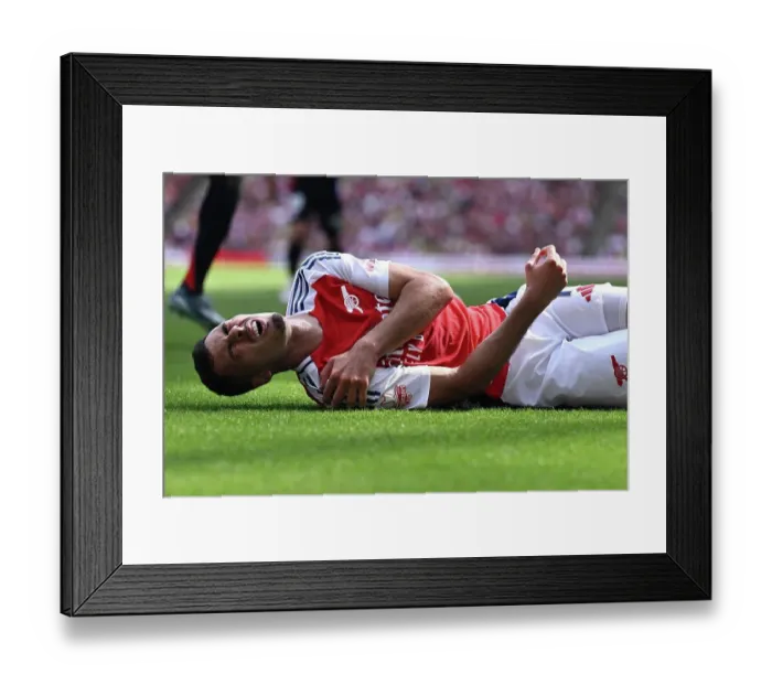 Framed Print : Arsenal v Olympique Lyonnais - Pre-Season Friendly Framed Print : Arsenal v Olympique Lyonnais - Pre-Season Friendly