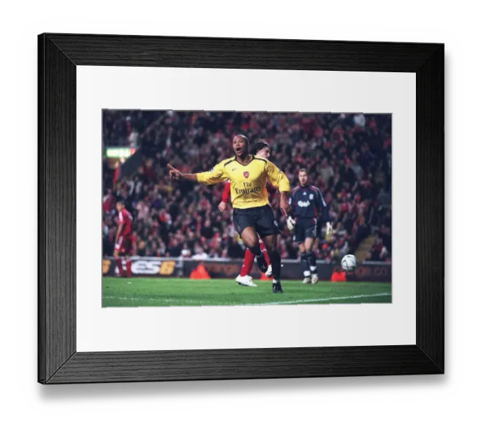 Framed Print : Julio Baptista's Brace: Arsenal's Dominant 3-6 Win Over Liverpool in the Carling Cup
