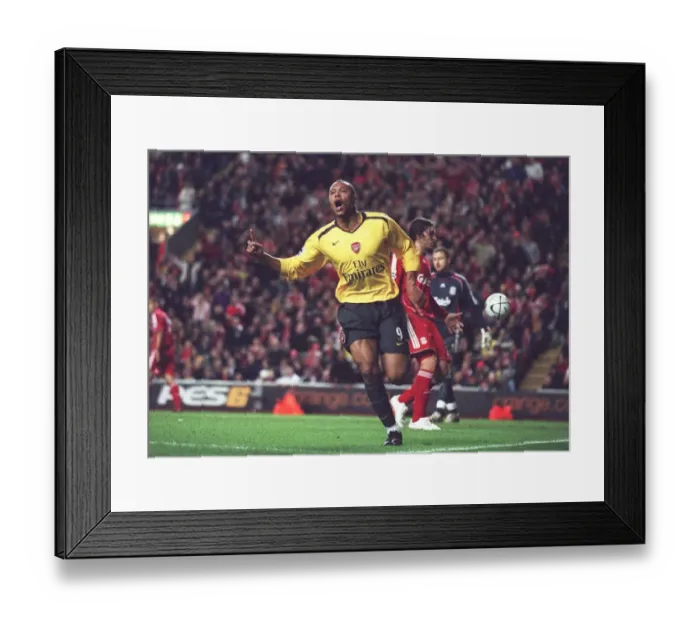 Framed Print : Julio Baptista celebrates scoring his 2nd goal Arsenals 3rd Framed Print : Julio Baptista celebrates scoring his 2nd goal Arsenals 3rd