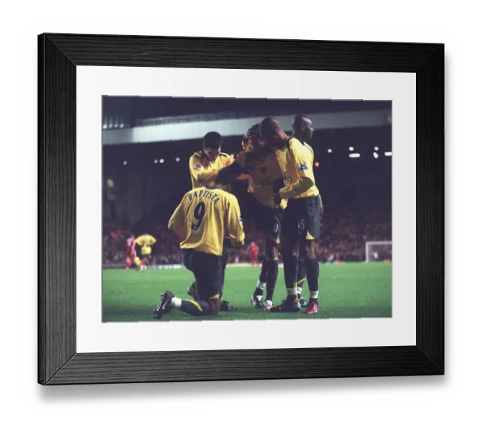 Framed Print : Goalscorer Julio Baptista celebrates his 4th goal Framed Print : Goalscorer Julio Baptista celebrates his 4th goal