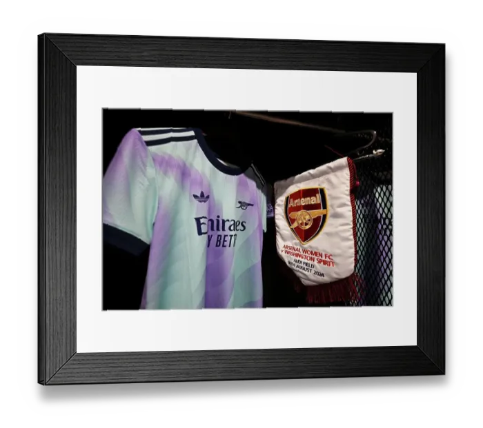 Framed Print : Washington Spirit v Arsenal Women: Pre Season Friendly