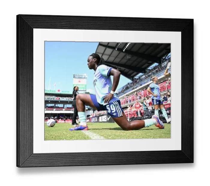 Framed Print : Washington Spirit v Arsenal Women: Pre Season Friendly