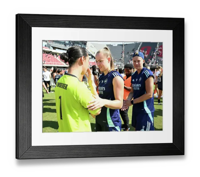 Framed Print : Washington Spirit v Arsenal Women: Pre Season Friendly Framed Print : Washington Spirit v Arsenal Women: Pre Season Friendly