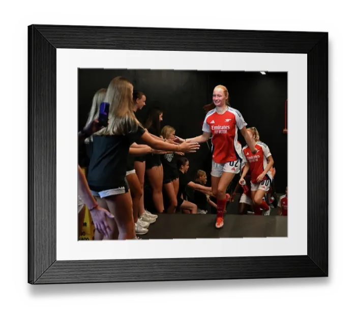 Framed Print : Arsenal Women v Chelsea Women: Pre Season Friendly