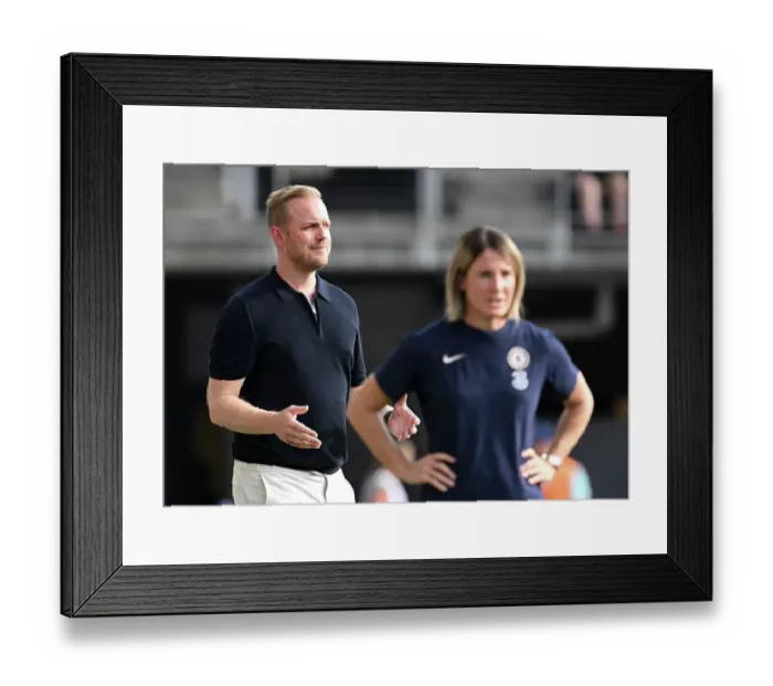 Framed Print : Arsenal Women v Chelsea Women: Pre Season Friendly