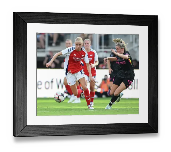 Framed Print : Arsenal Women v Chelsea Women: Pre Season Friendly
