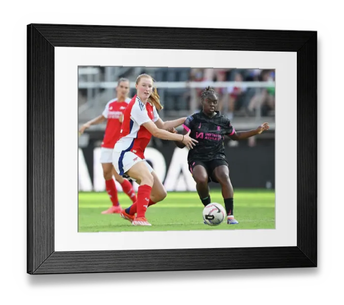 Framed Print : Arsenal Women v Chelsea Women: Pre Season Friendly