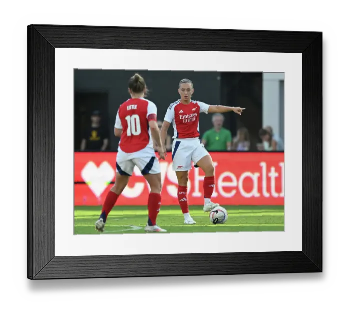 Framed Print : Arsenal Women v Chelsea Women: Pre Season Friendly