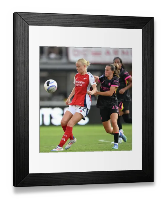 Framed Print : Arsenal Women v Chelsea Women: Pre Season Friendly
