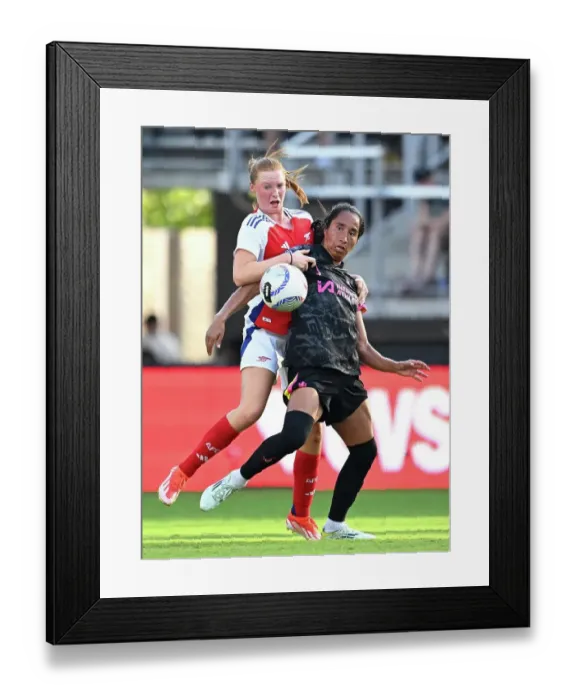 Framed Print : Arsenal Women v Chelsea Women: Pre Season Friendly