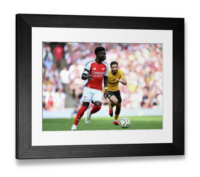 Framed Print : Arsenal FC v Wolverhampton Wanderers FC - Premier League