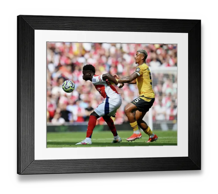 Framed Print : Arsenal FC v Wolverhampton Wanderers FC - Premier League