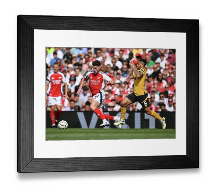 Framed Print : Arsenal FC v Wolverhampton Wanderers FC - Premier League Framed Print : Arsenal FC v Wolverhampton Wanderers FC - Premier League