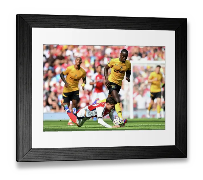 Framed Print : Arsenal FC v Wolverhampton Wanderers FC - Premier League Framed Print : Arsenal FC v Wolverhampton Wanderers FC - Premier League