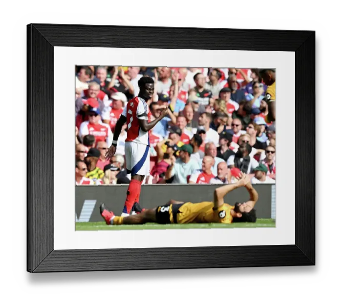 Framed Print : Arsenal FC v Wolverhampton Wanderers FC - Premier League Framed Print : Arsenal FC v Wolverhampton Wanderers FC - Premier League