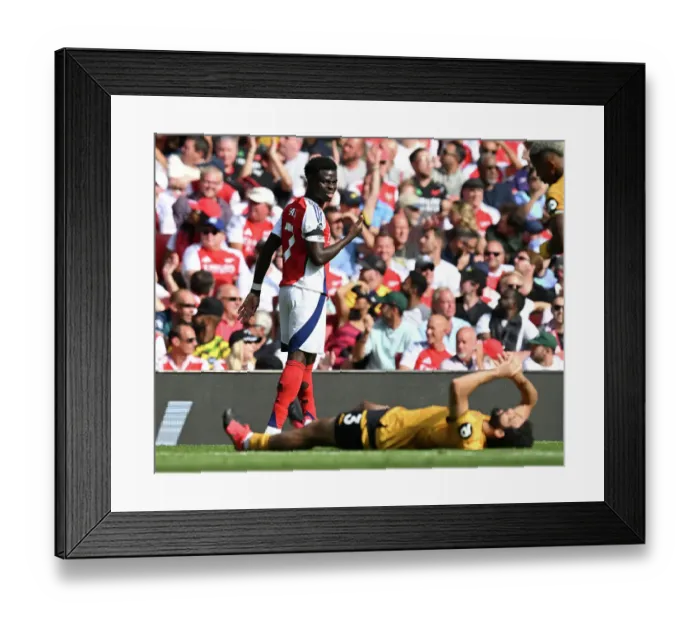 Framed Print : Arsenal FC v Wolverhampton Wanderers FC - Premier League Framed Print : Arsenal FC v Wolverhampton Wanderers FC - Premier League