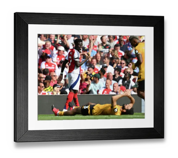 Framed Print : Arsenal FC v Wolverhampton Wanderers FC - Premier League