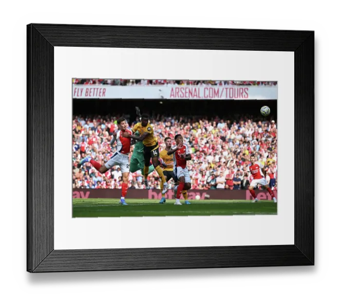Framed Print : Arsenal FC v Wolverhampton Wanderers FC - Premier League