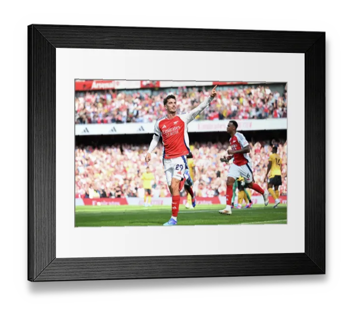 Framed Print : Arsenal FC v Wolverhampton Wanderers FC - Premier League Framed Print : Arsenal FC v Wolverhampton Wanderers FC - Premier League