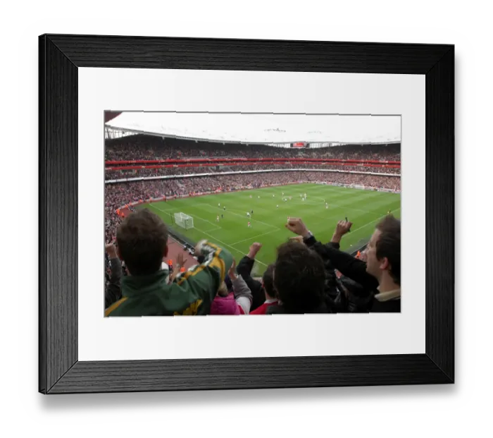Framed Print : Emmanuel Adebayor celebrates scoring Arsenals 1st goal Framed Print : Emmanuel Adebayor celebrates scoring Arsenals 1st goal