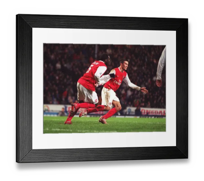Framed Print : Arsenal's Victory: 2-0 Over Blackburn Rovers in the Barclays Premiership (13th January 2007)