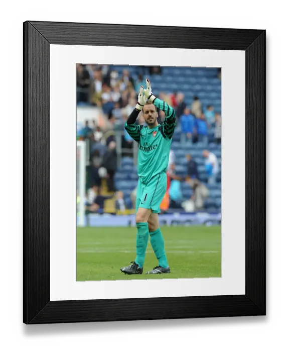 Framed Print : Manuel Almunia (Arsenal). Blackburn Rovers 1: 2 Arsenal, Barcalys Premier League