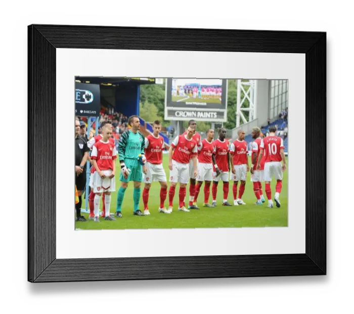 Framed Print : The Arsenal team line up before the match. Blackburn Rovers 1: 2 Arsenal Framed Print : The Arsenal team line up before the match. Blackburn Rovers 1: 2 Arsenal