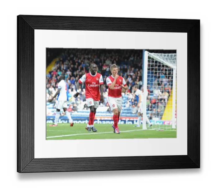 Framed Print : Arshavin and Sagna: Arsenal's Unstoppable Duo Celebrates the 2nd Goal Against Blackburn Rovers (28 / 8 / 2010) Framed Print : Arshavin and Sagna: Arsenal's Unstoppable Duo Celebrates the 2nd Goal Against Blackburn Rovers (28 / 8 / 2010)