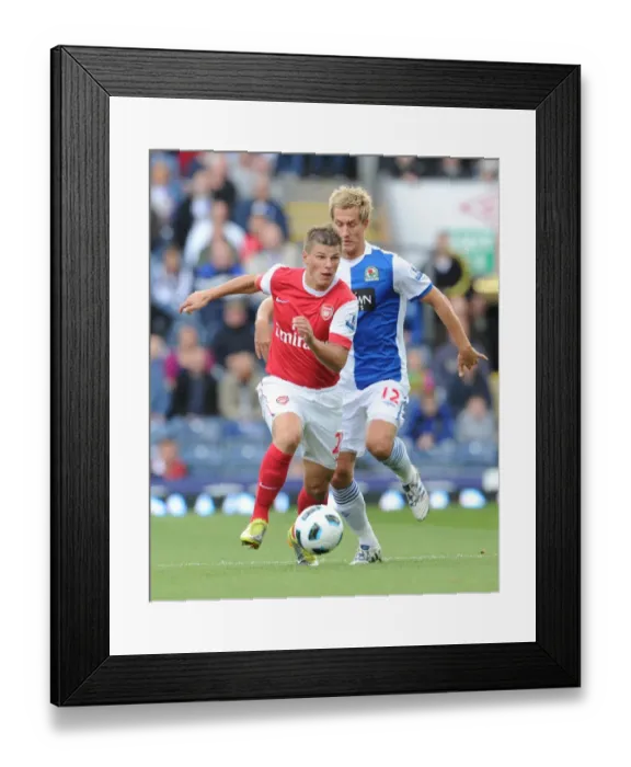 Framed Print : Andrey Arshavin (Arsenal) Morten Gamst Pedersen (Blackburn). Blackburn Rovers 1: 2 Arsenal Framed Print : Andrey Arshavin (Arsenal) Morten Gamst Pedersen (Blackburn). Blackburn Rovers 1: 2 Arsenal
