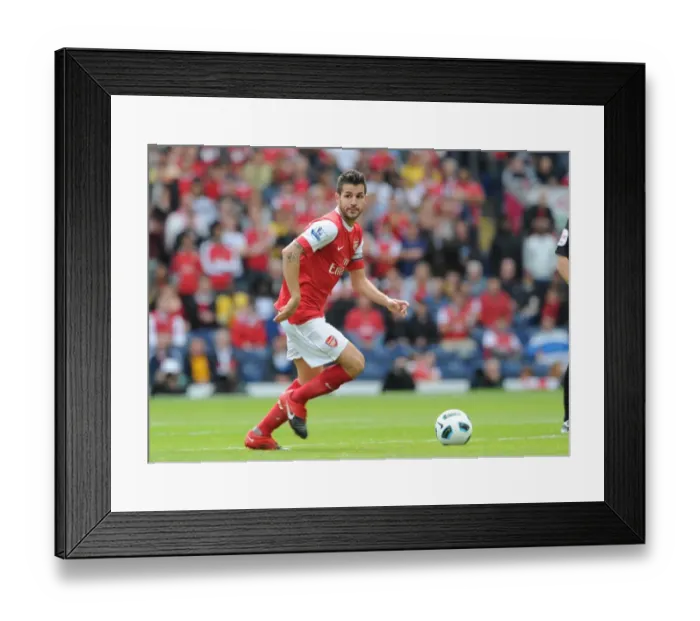 Framed Print : Cesc Fabregas (Arsenal). Blackburn Rovers 1: 2 Arsenal, Barcalys Premier League Framed Print : Cesc Fabregas (Arsenal). Blackburn Rovers 1: 2 Arsenal, Barcalys Premier League