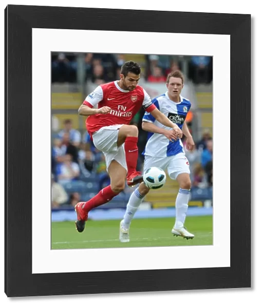 Cesc Fabregas (Arsenal) Phil Jones (Blackburn). Blackburn Rovers 1: 2 Arsenal